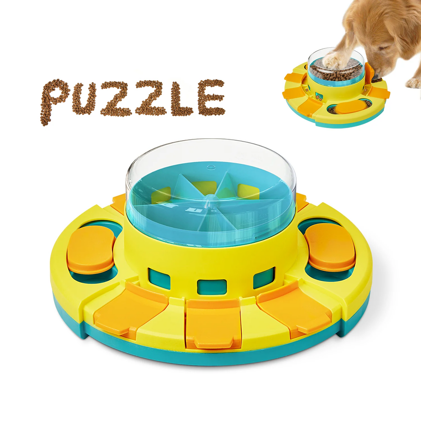 Potaroma Dog Puzzle Toy 2 Levels, Slow Feeder
